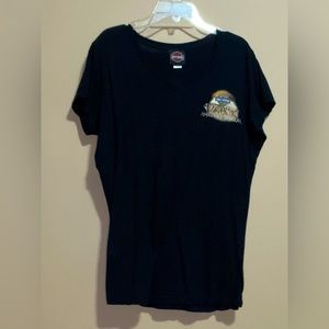 Harley Davidson, V-neck T-shirt
